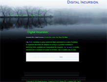 Tablet Screenshot of digitalincursion.net